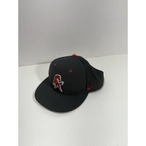 Nike True Colts ? Horse Logo Baseball Cap Fitted Size 7 3/8 Black 384425-00A